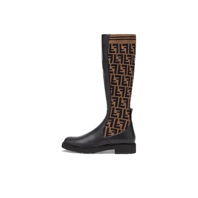 1 Fendi Rockoko Leather Boot FDW005 - Image 1