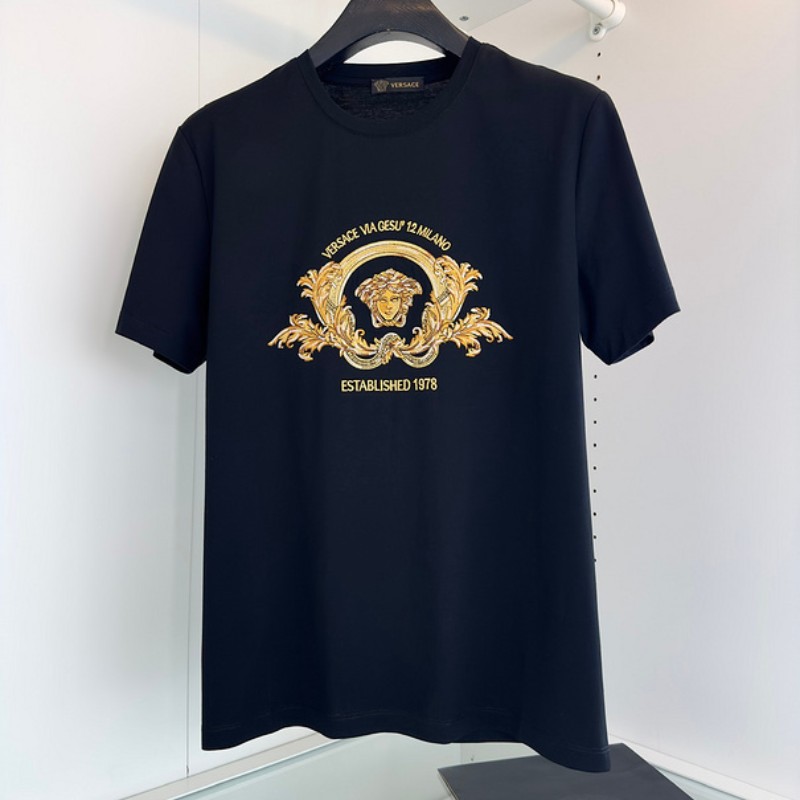 1 T-shirt Versace Coupe Blason With Embroidery VSC020 - Image 1