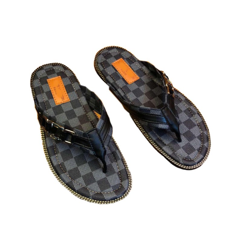 1 Louis Vuitton Monogram Thong Slippers LV061 - Image 1