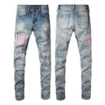 Jeans Amiri Slim Fit High Street Letter AM030