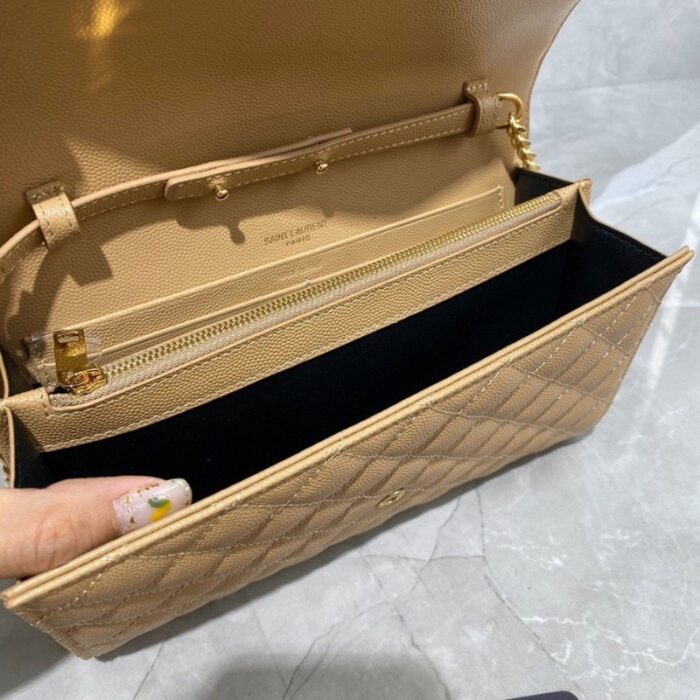 Yves Saint Laurent Small Envelope Chain Wallet YSL012 - Image 18