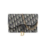 Pochette Dior Saddle Jacquard Oblique DOW003