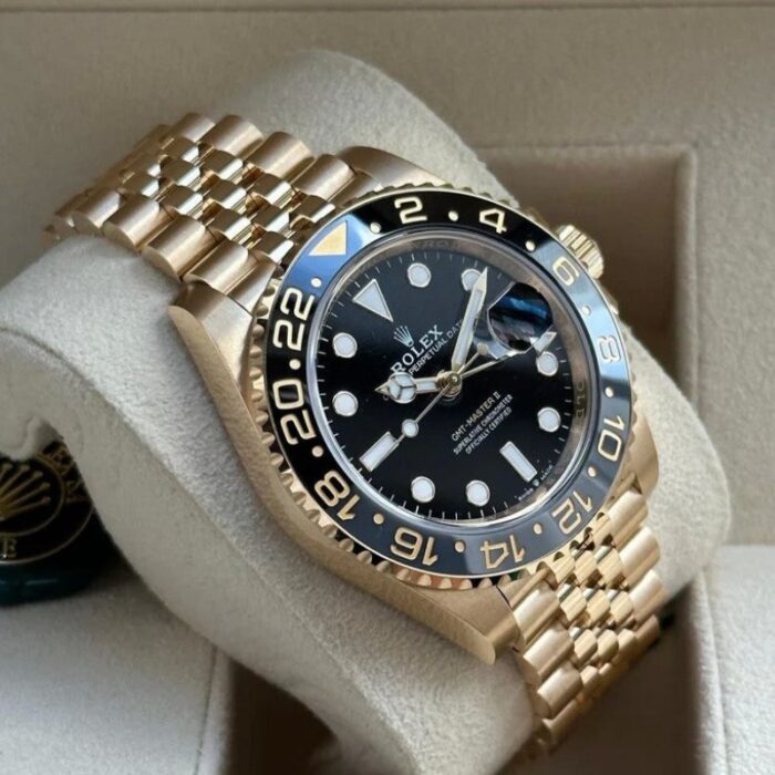 Rolex GMT Master ll Black Gold Jubilee RLX051 - Image 3