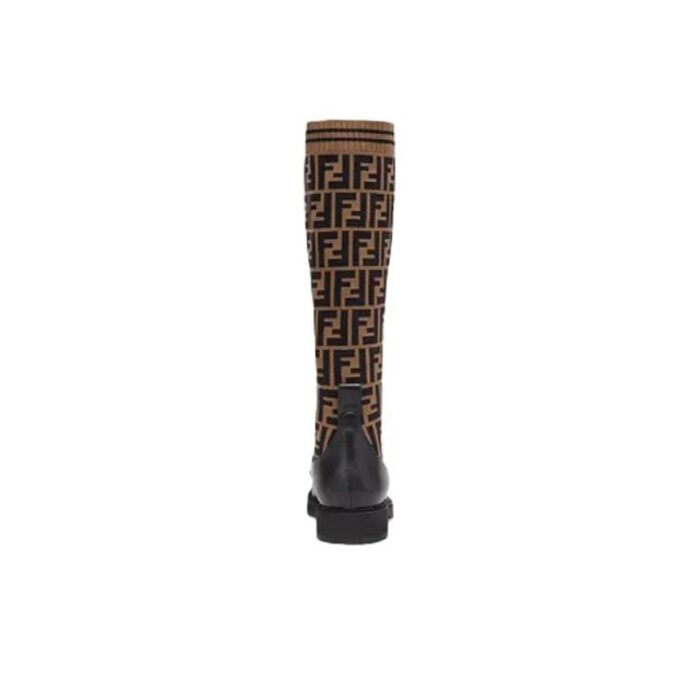 Fendi Rockoko Leather Boot FDW005 - Image 4