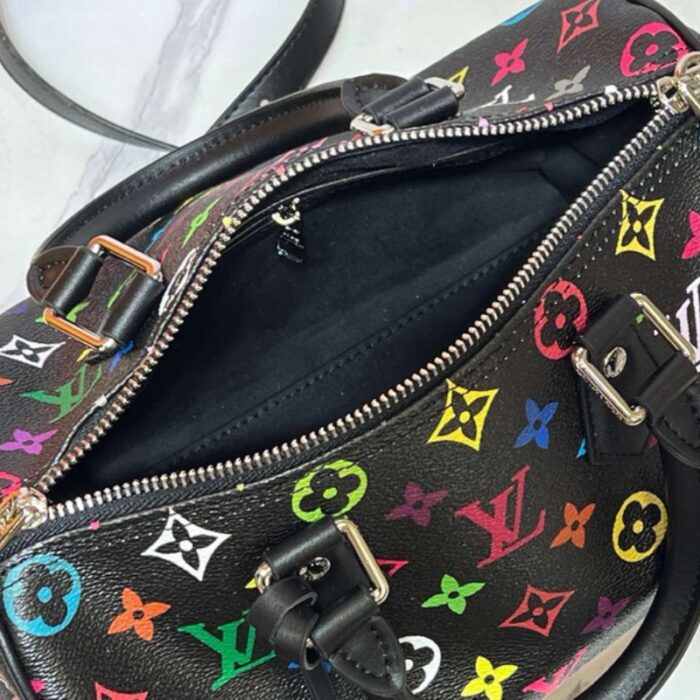Shoulder Bag Louis Vuitton x TM Speedy Soft 30 LV069 - Image 4