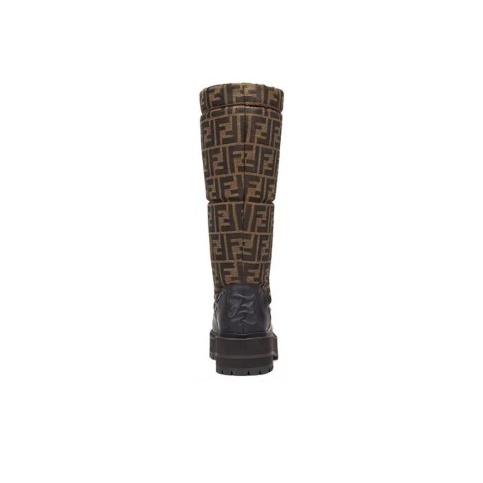 Fendi Boots Mid-Calf Brown FDW004 - Image 5