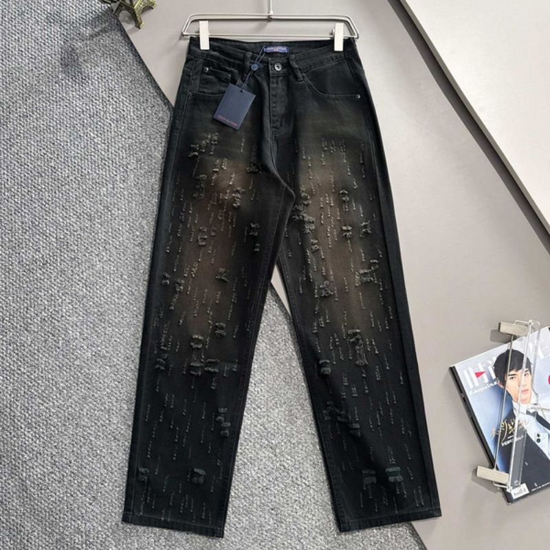1 Pants Louis Vuitton Black LV189 - Image 1