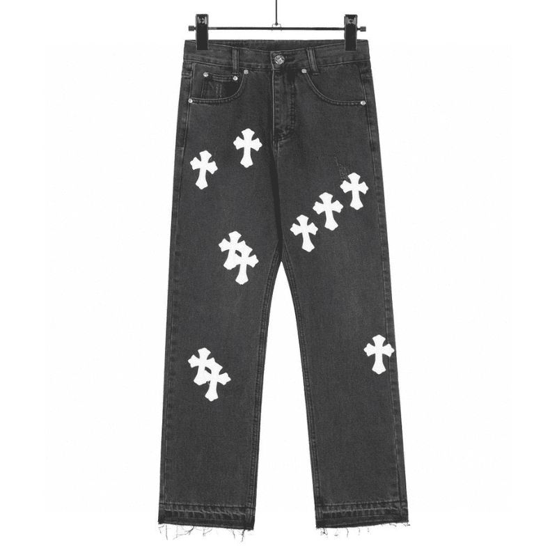 1 Pants Chrome Hearts Jeans Cross Patches CH126 - Image 1