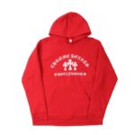 Hoodie Chrome Hearts 3 Cross Red CH133