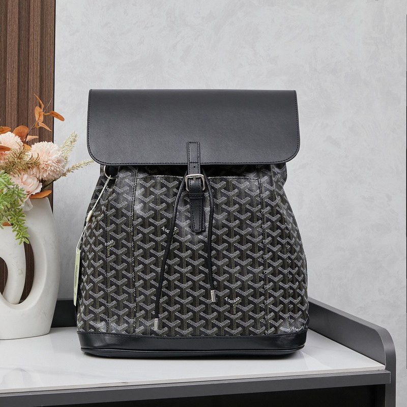 1 Goyard Alpin MM Backpack Black Bag GYD011 - Image 1