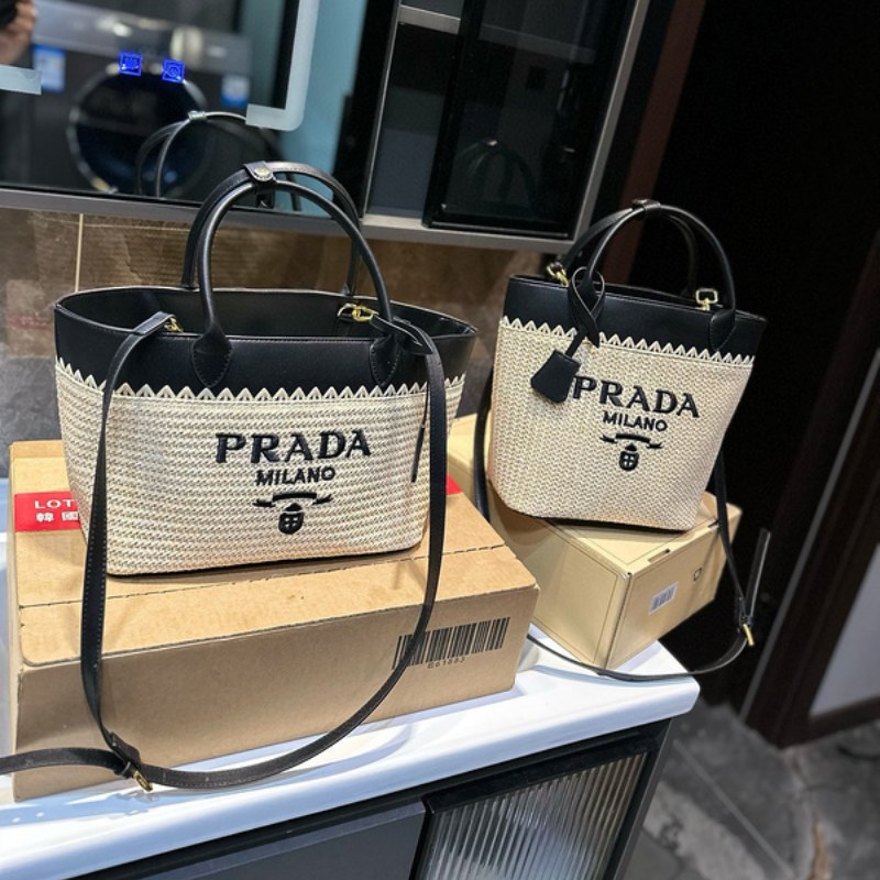 1 Prada Crochet Tote Bag PD088 - Image 1