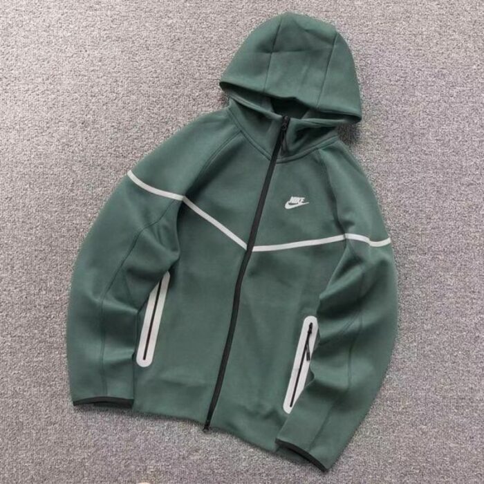 Jacket Nike Tech Fleece Green NK055 - Image 2