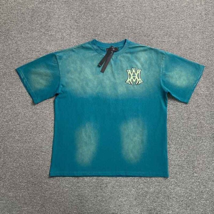 T-shirt Amiri Skate Tee Green AM041 - Image 2