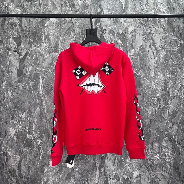 Hoodie Chrome Hearts Pink CH098 - Image 2