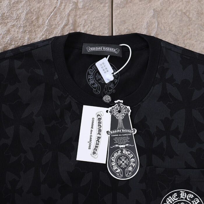 T-Shirt Chrome Hearts Black Cross CH123 - Image 4