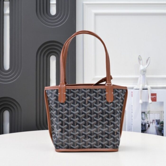 Goyard Anjou Mini Bag Black/Brown GYD017 - Image 3