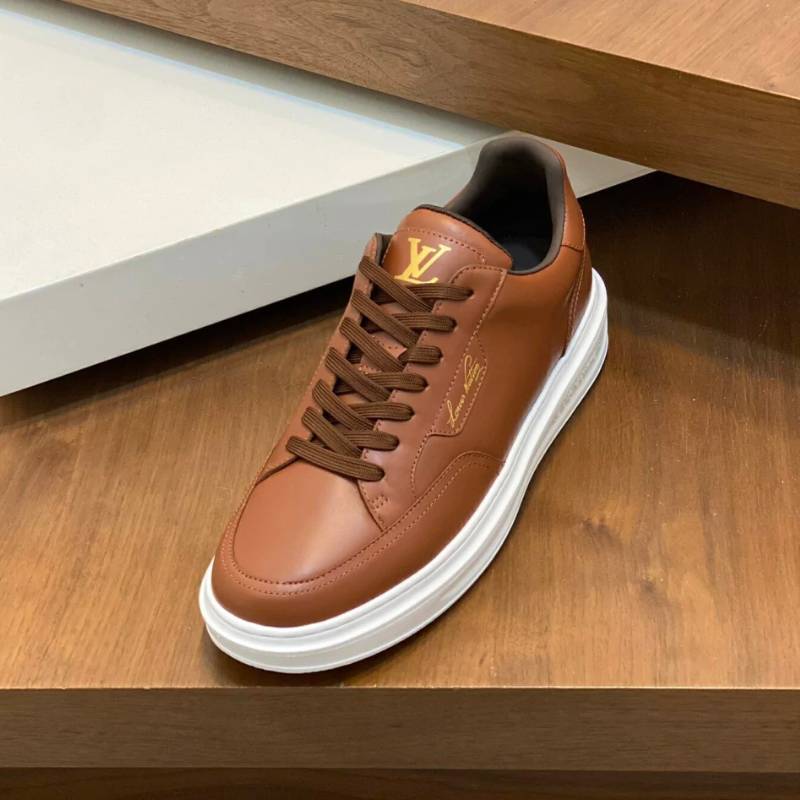 6 Louis Vuitton Shoes Brown LV132 - Image 1